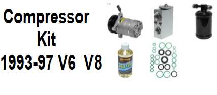 AC Compressor KIT: 1993 - 97 Camaro Firebird TA V6 & V8