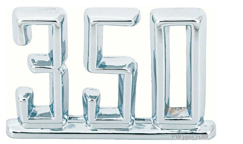 "350"  Fender Emblems  (each)