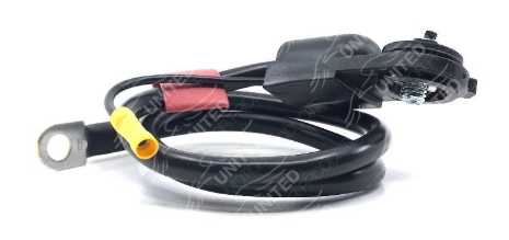 Battery Cable: Positive screw-on type side mount.  73=96 GM - Many - 36" -/91CM