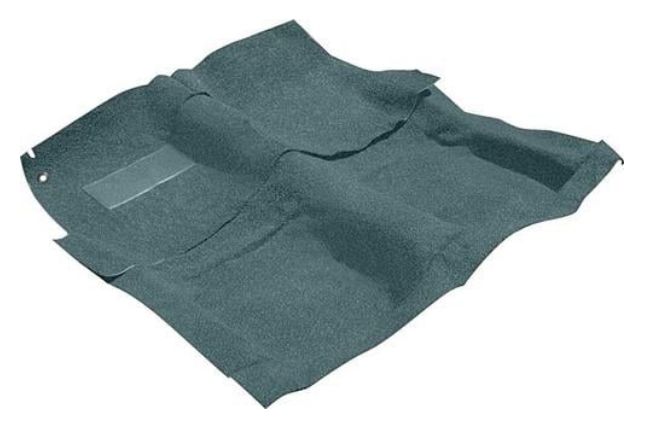 Carpet: 61-64 Chev 2 door  Aqua molded loop pile  LHD