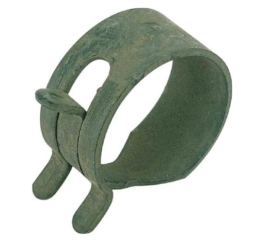 Clamp Fuel hose: 11mm O/D &  3/8th  (Green)