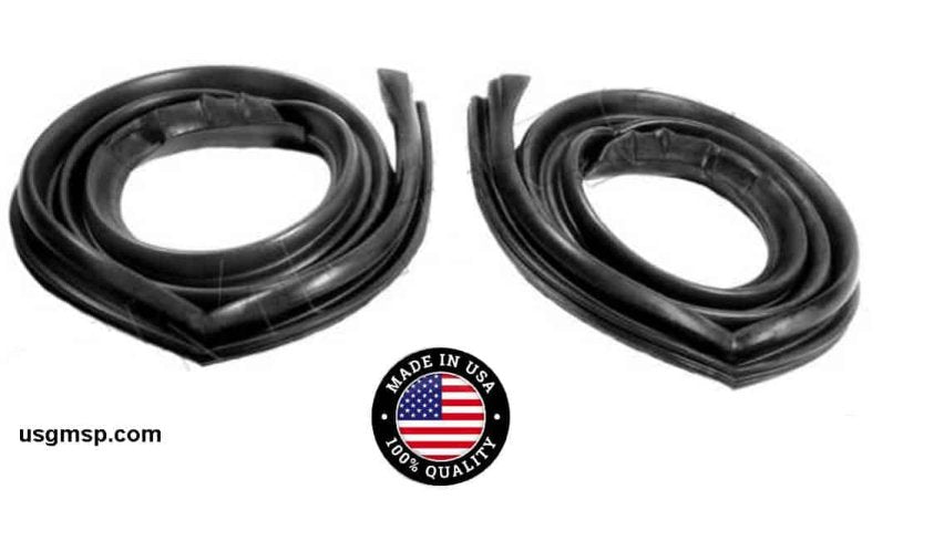 69-70 Full Size Roof Rail seals - Pair