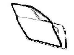 67-68 Full Size Pillared Sedan: FRONT DOOR Seals