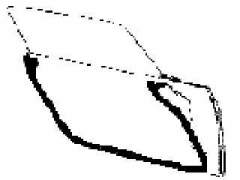 67-68 Full Size P/Less Sedan: FRONT DOOR Seals (Pr)