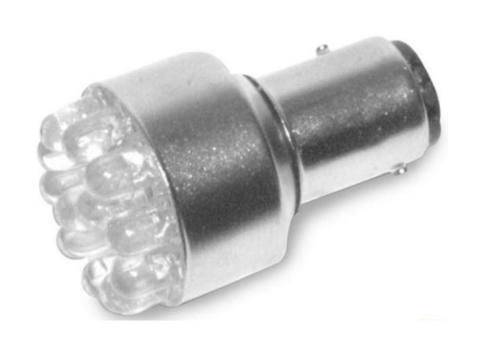 Bulb: LED CLEAR Brake/ Park bulb TWIN Pin (Pair)