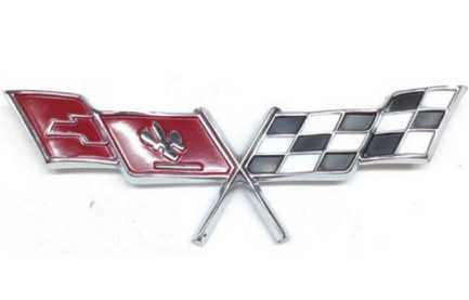 Emblem: 79 Corvette Fuel Door