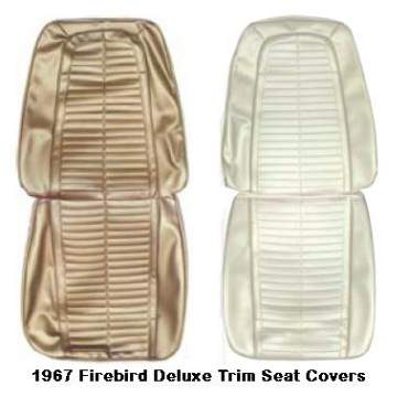 Seat Trims: 67 Firebird Std & Deluxe