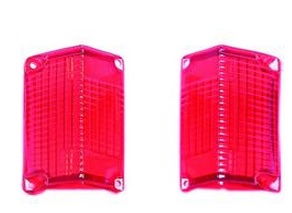 68-69 El Camino Tail lamp lens SET