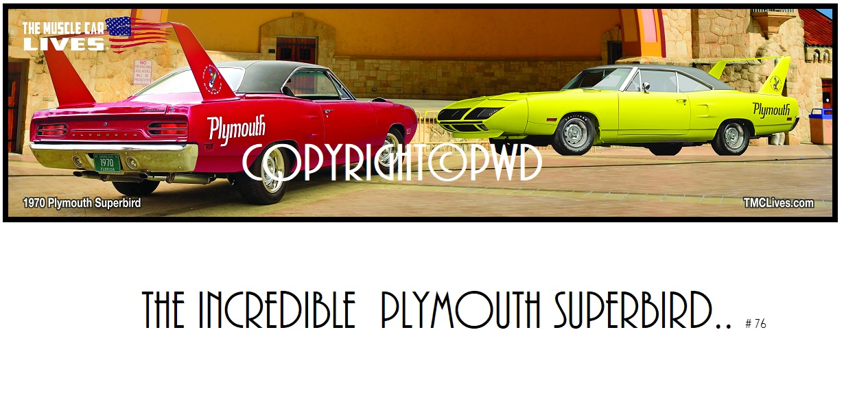 1970 Plymouth Superbird Bar mat #076