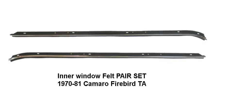Window Felts: 70-81F INNER -  Pair