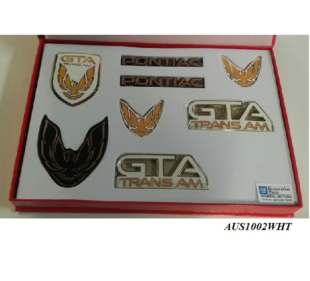 GTA Emblem Kit: 87-90 WHITE