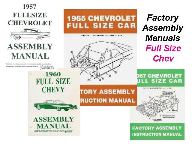 Assembly Manual: 55-72 Chev Full Size (choose)