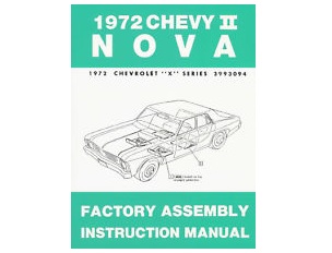 Assembly Manual: Nova /Chevy II.. - Choose year