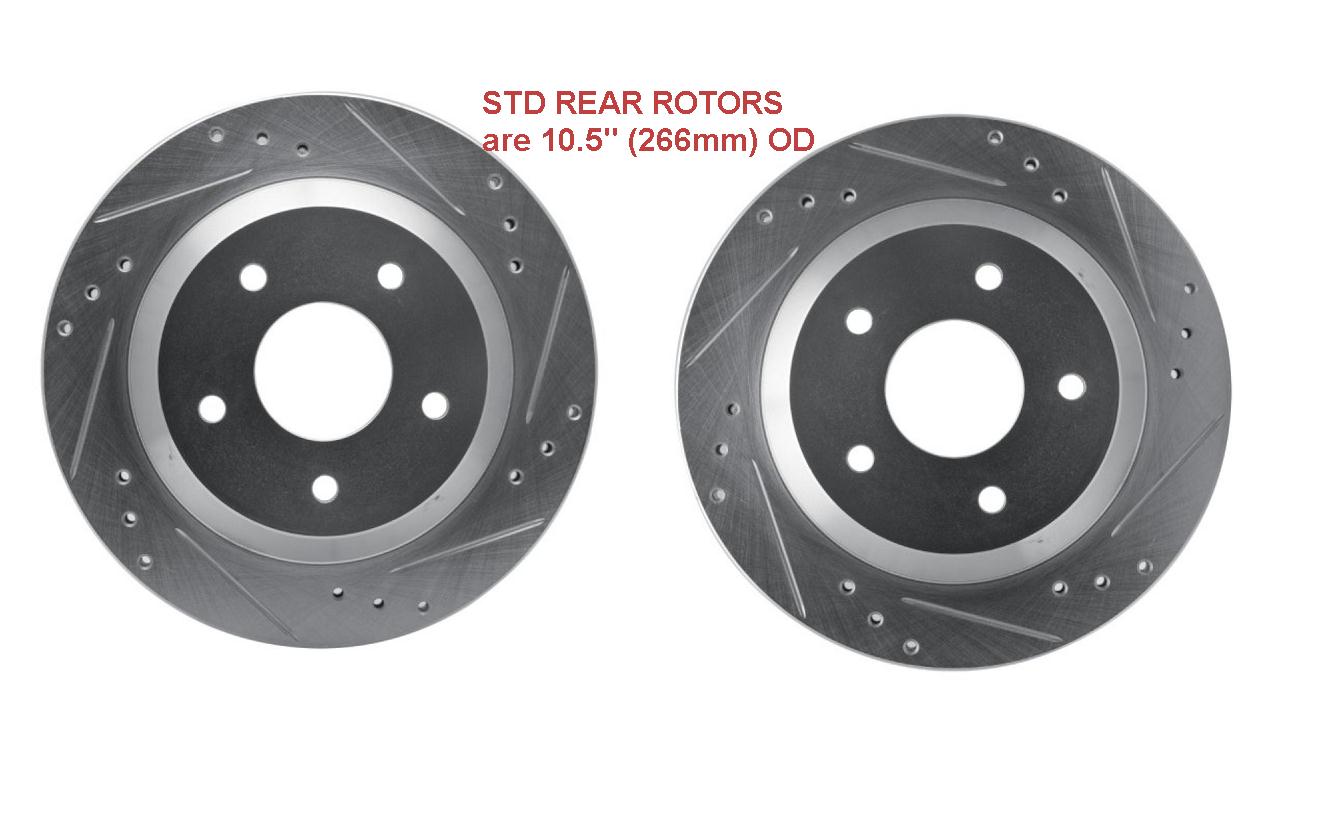 Disc Rotor: Rear 82-92 Slotted (Pr)