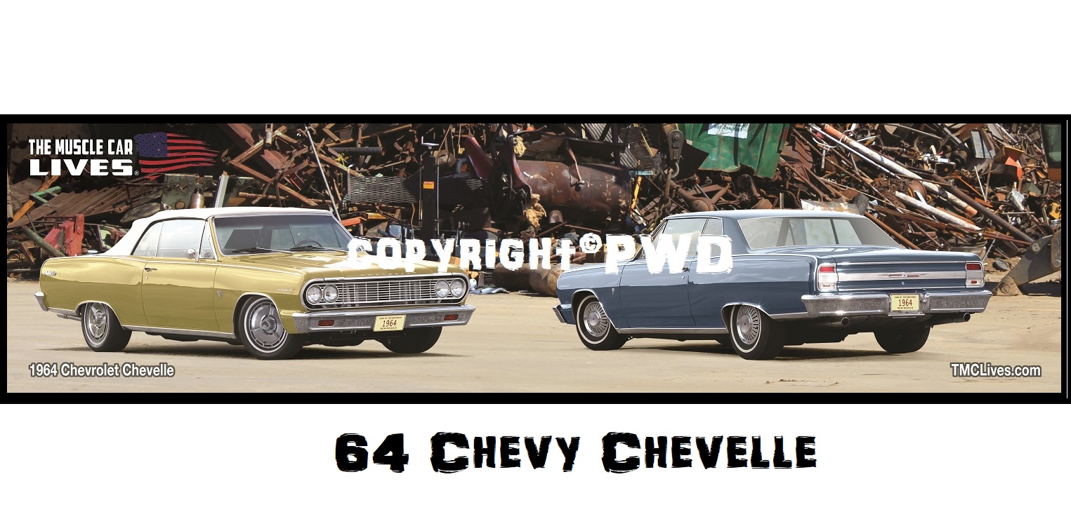 1964 Chevy Chevelle Desk Mat (#055)