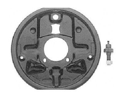 Backing Plate: Rear brake drum 84-92 F