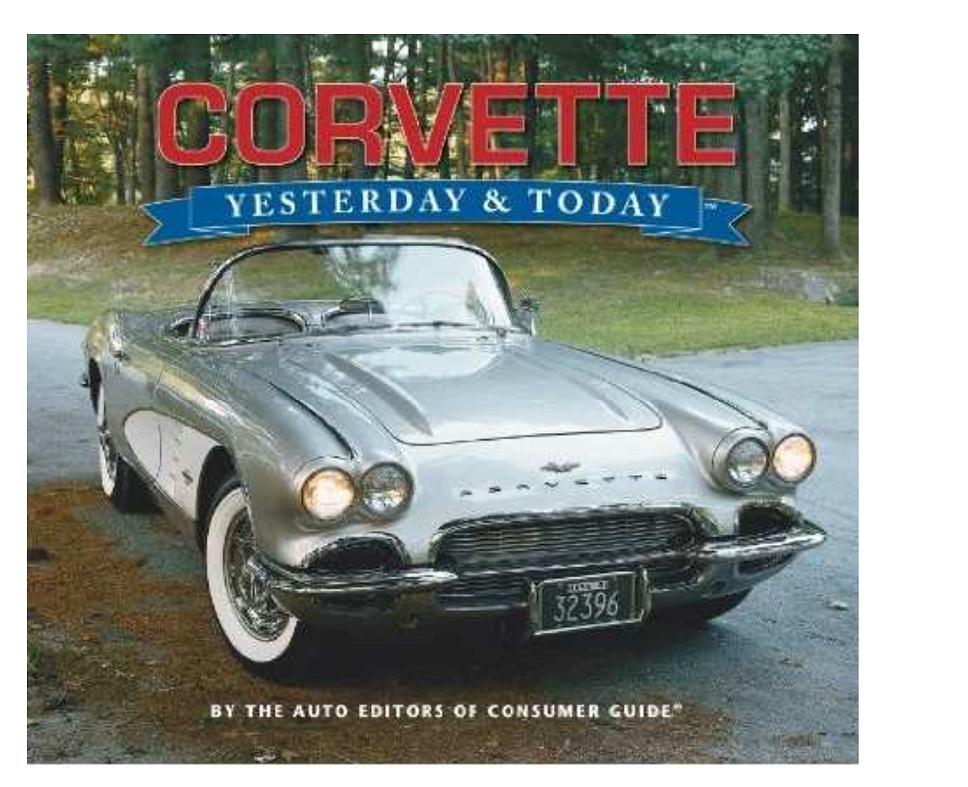 Corvette "Yesterday & Today"  book