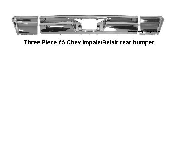 1965 Chev Impala/Belair REAR BUMPER