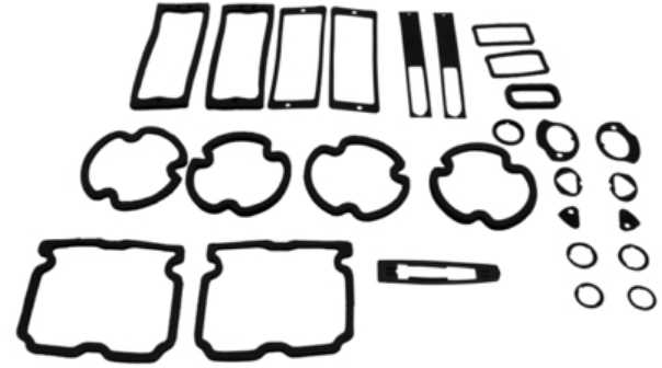 Paint Seal Kit: 71-72 Chevelle