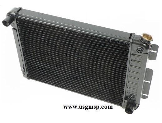 Radiator: 4 Core 67-9F Chev BB/Firebird V8, Auto COPPER