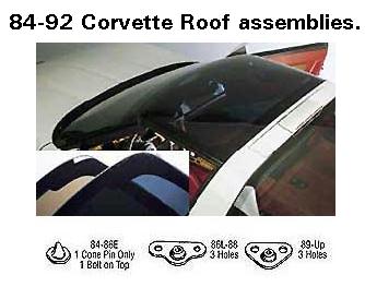 Corvette Roof panels: 84-92 refurbished **