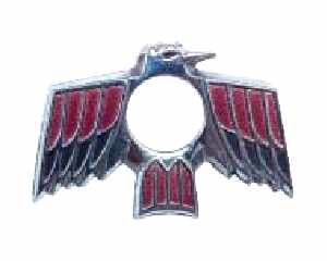 69 Firebird Trunk Lock Emblem / Bezel