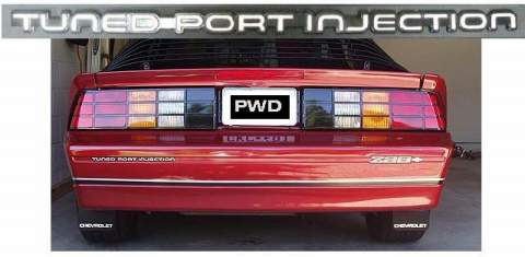 Emblem: "Tuned Port Injection: 85-92 Camaro - SILVER