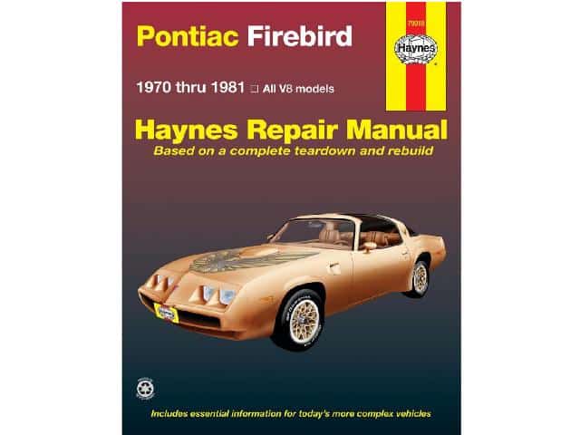 Haynes Service manual 70-81 TA