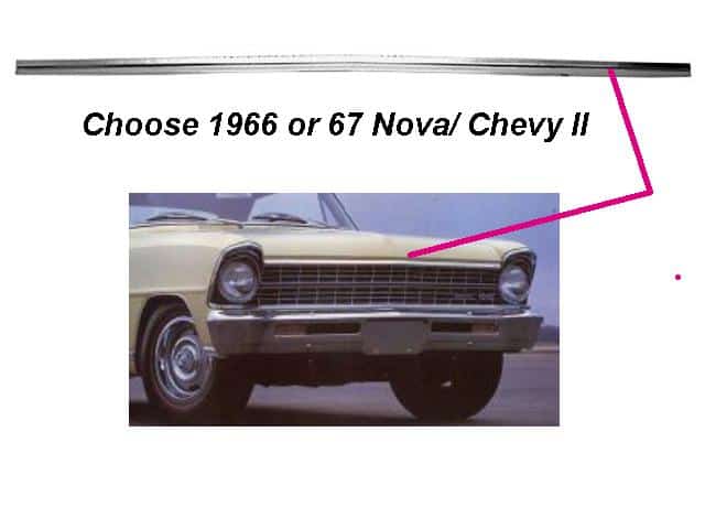 Hood Mold: Nova / Chevy II - 66 or 67
