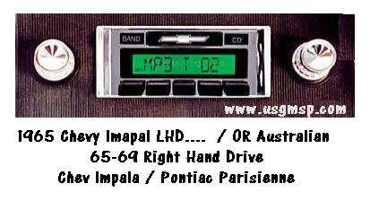 Radio: 65-69 Chevy Impala & Parisiennse (RHD) & LHS 65 Imp - SOLD OUT
