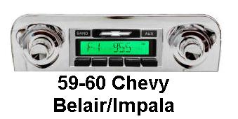 Radio: 59-60 Chevy AM-FM + (230 series)
