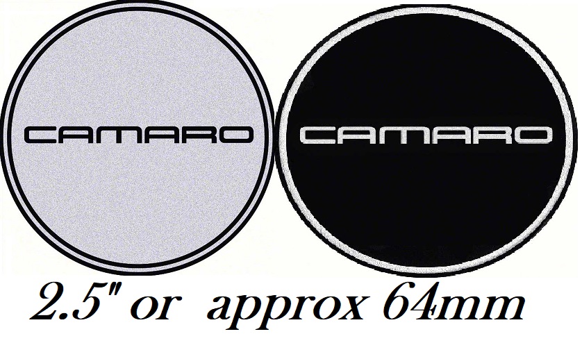 Camaro Wheel Center  Cap Emblem Insert (Choose)