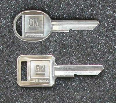 Key: Ignition, Trunk or Door Key.