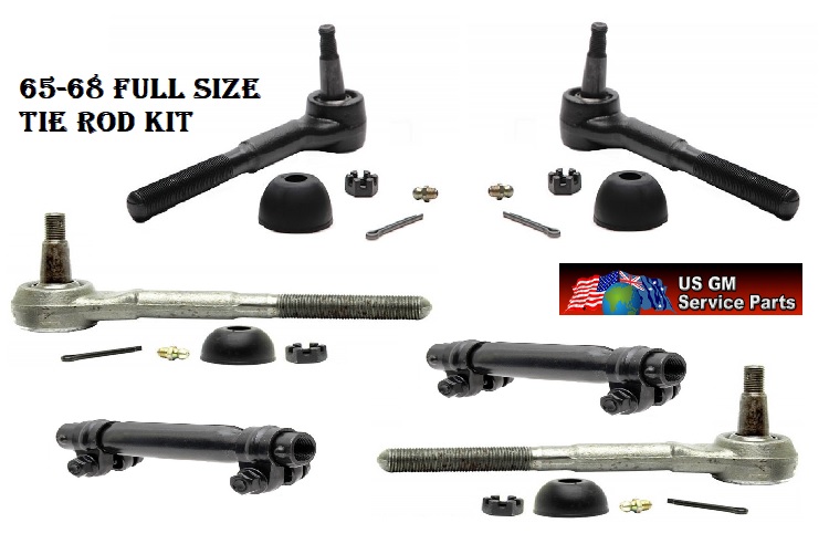 Tie  Rod End KIT: 65-68 Full Size