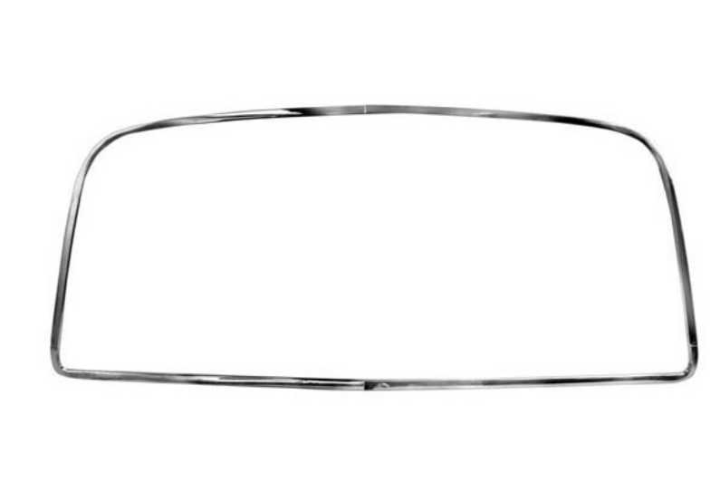 Rear Window Glass Molding: 68-72 Chevelle Malibu Coupe