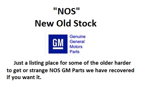 1: NOS means "NEW OLD STOCK"  - READ