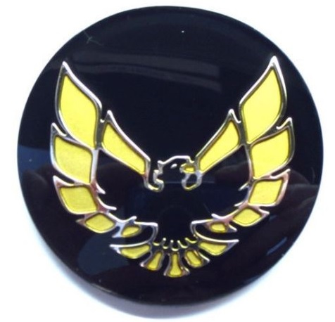 Emblem: Center Cap Gold Bird wings - (ea) Repro