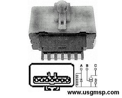 Relay: Electric Seat 84-5 Corvette & 89-92F