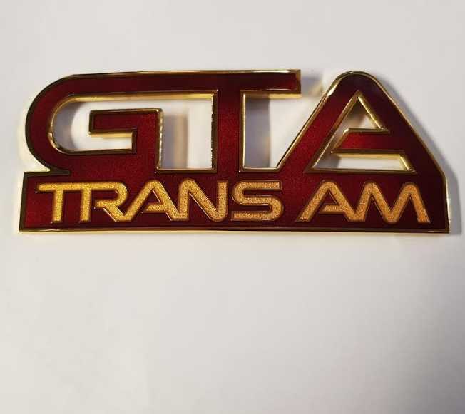 GTA Fender Emblem: 87-90 Trans AM  - FLAME RED