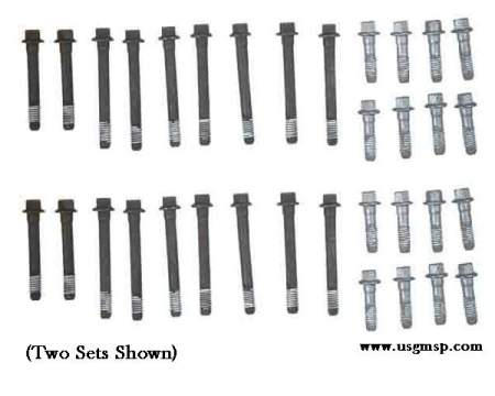 Head Bolt Set: 82-92 Chev SB V8