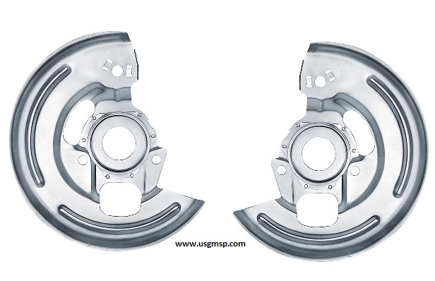 Plate Disc brake backing: 67-68 (pr) - 4 piston type GM