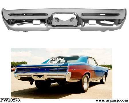 Bumper: 67 GTO -  Rear