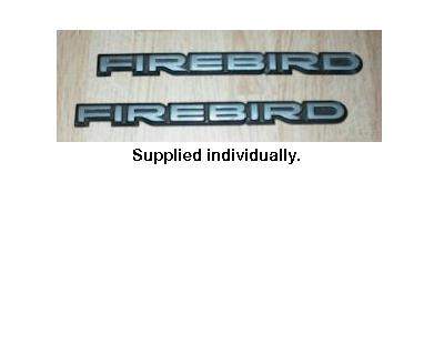 Fender "FIREBIRD"  emblem (GM) (SOLD OUT DISCO'D)