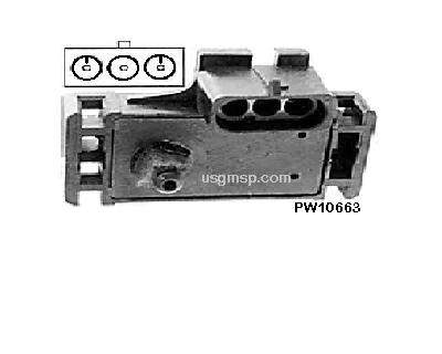 Barometric Pressure Sensor: 84-87 F V8 Carby & TPI