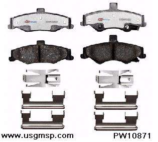 Disc Pads: Rear 98-02 F Semi Metalic (normal)