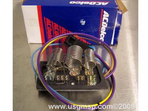 Resistor: Heater / AC Blower: 93-02F