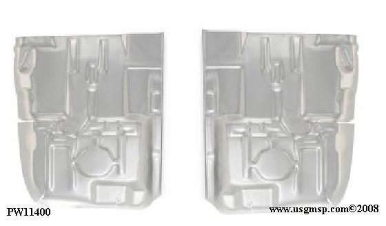 Floor pan: 75-78F Rear - LH or RH