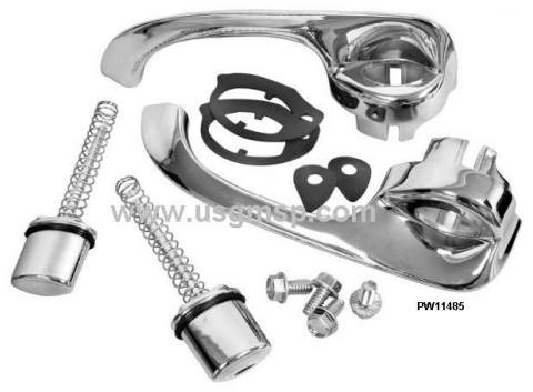 Handle: Door opening outer 1960 Full Size (Chev Pontiac) - Pair