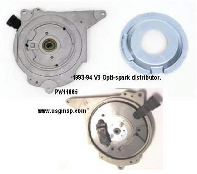 Distributor: 92-94 Corvette 350 LT1 Opti-Spark assembly