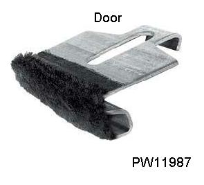 Guide REAR of Door panel retainer Guide: 68-9F